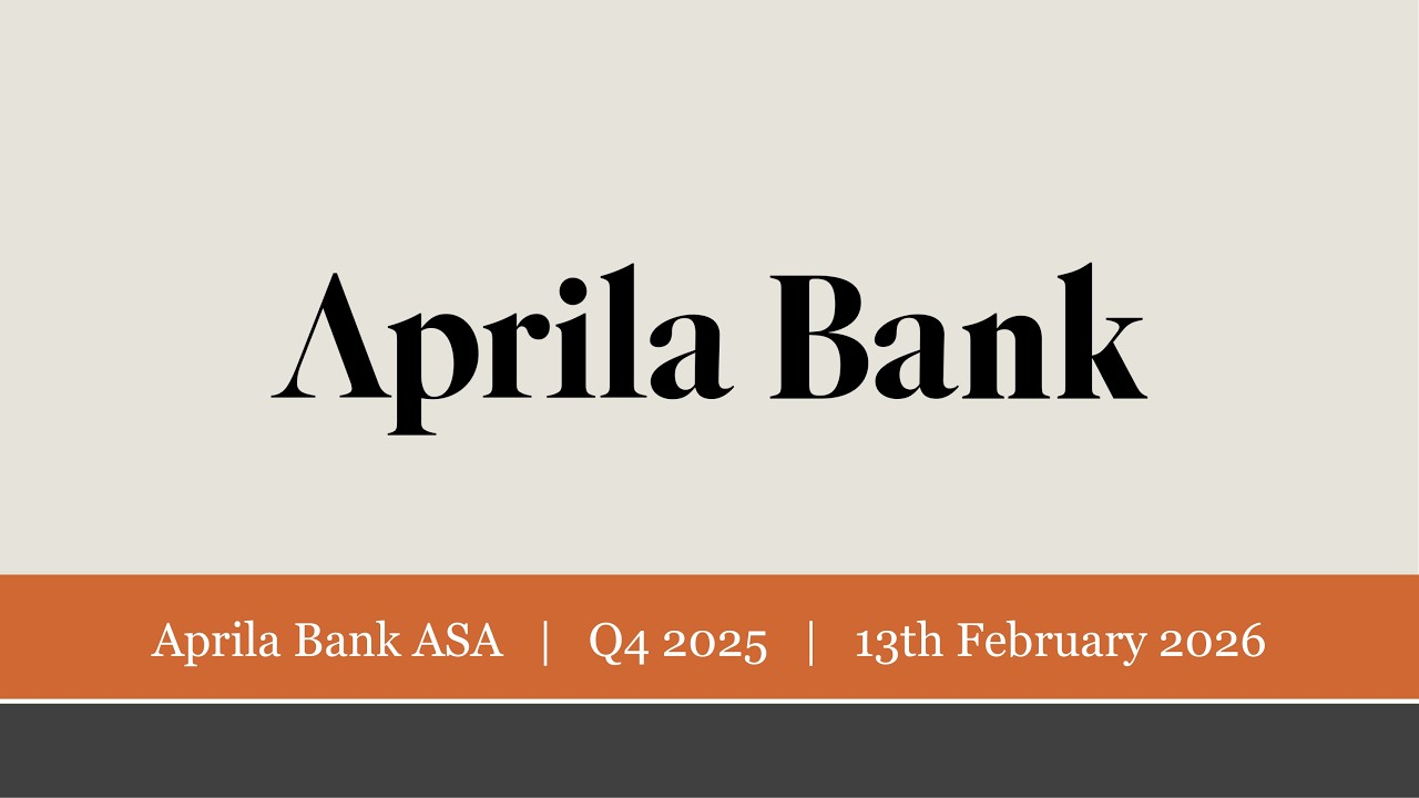 Aprila Bank ASA - Q4 2025 Webcast