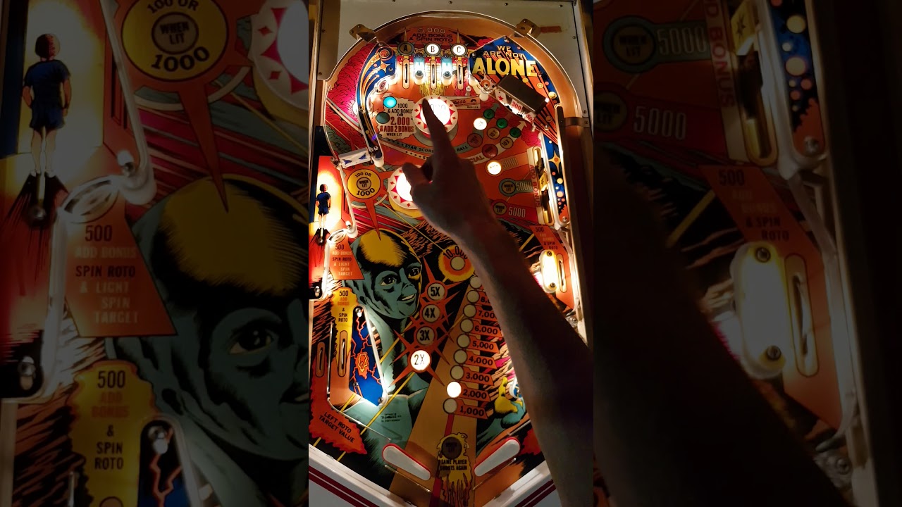1978 Gottlieb Close Encounters of the Third Kind Pinball Gameplay & Tutorial