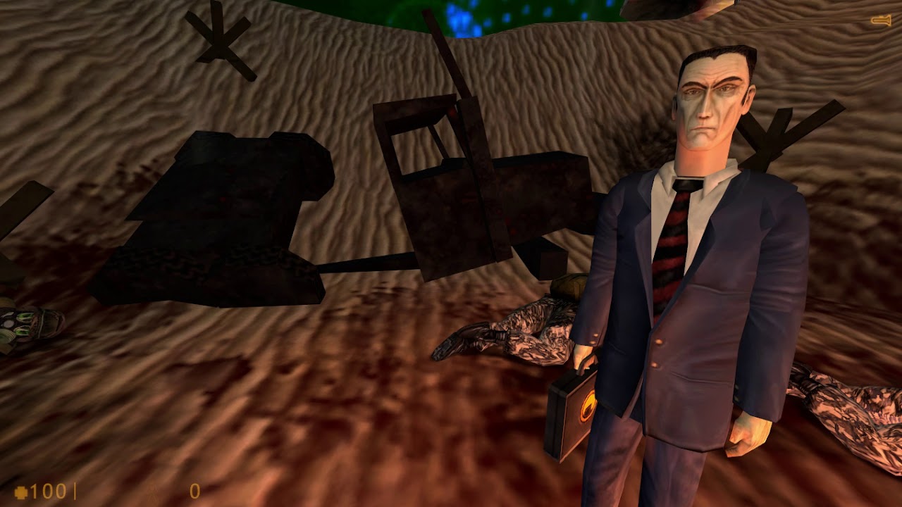 Half life source declining the g-man offer
