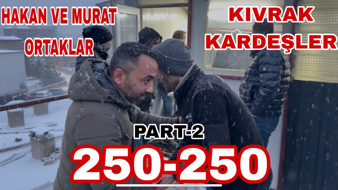 KIVRAK KARDEŞLER ve MURAT-HAKAN ORTAKLAR 250-250 DAM DAMA DÖKME PART2 - ELBİSTAN GÜVERCİN DÖKÜMÜ