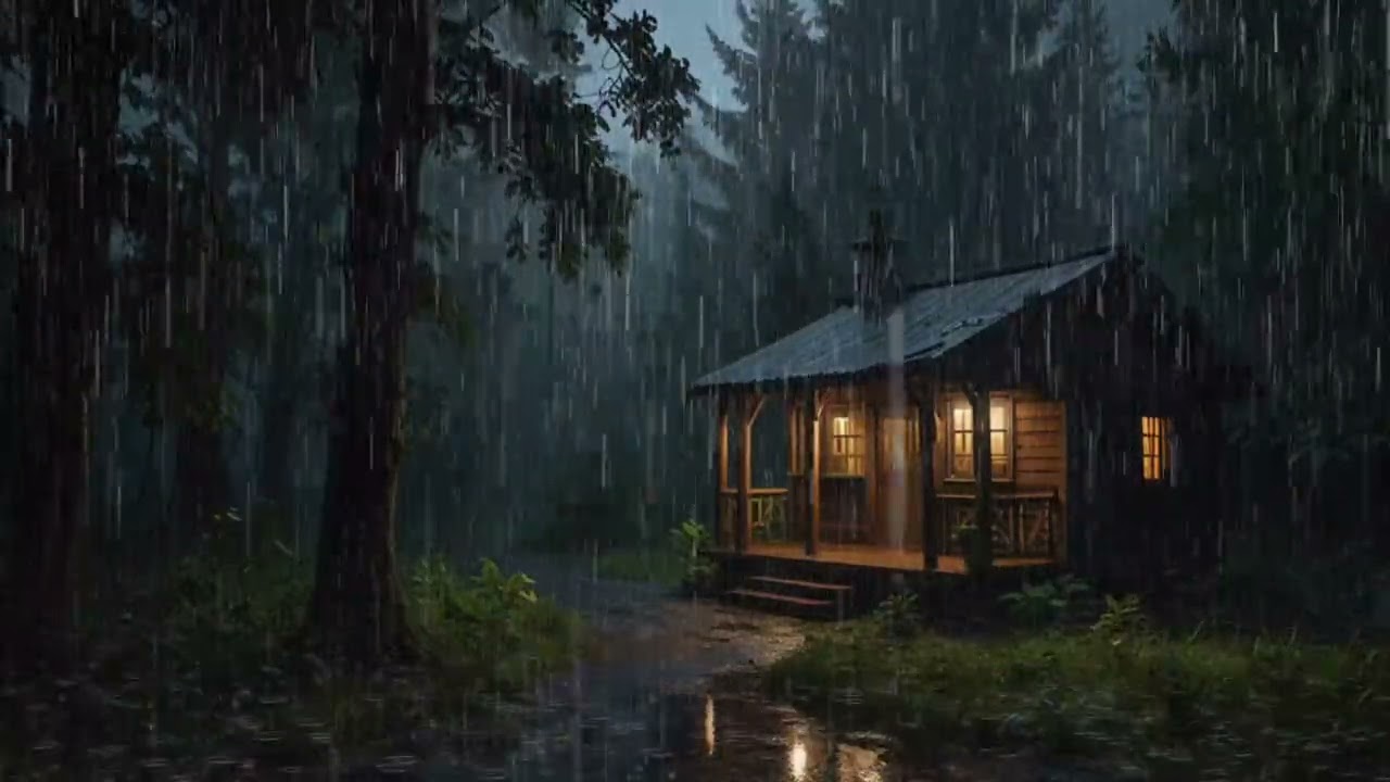 Relex and sleep with rain sound | Deep Rain Noise for Night Rest