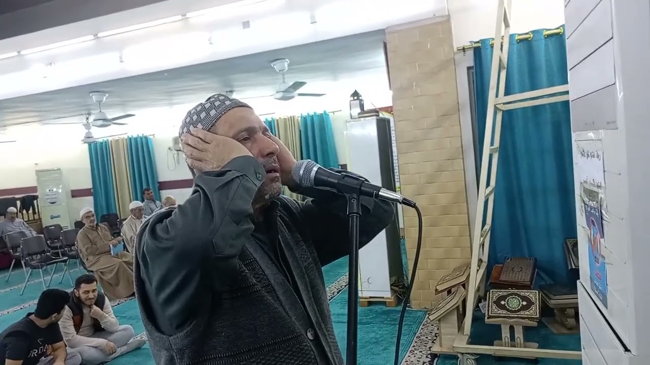 1رقم 17#3#2026 صلاه تراويح في شهر رمضان يوم 28جامع عرفات كان أمام الصلاةدكتور حيدر هادي العودةلرفاعي