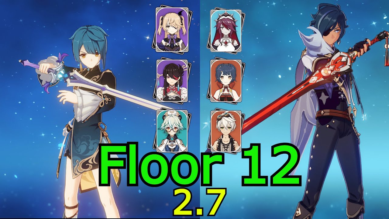 COMPLETE F2P Builds | v2.7 Spiral Abyss Floor 12 Clear (36 stars) | Taser x Reverse Melt