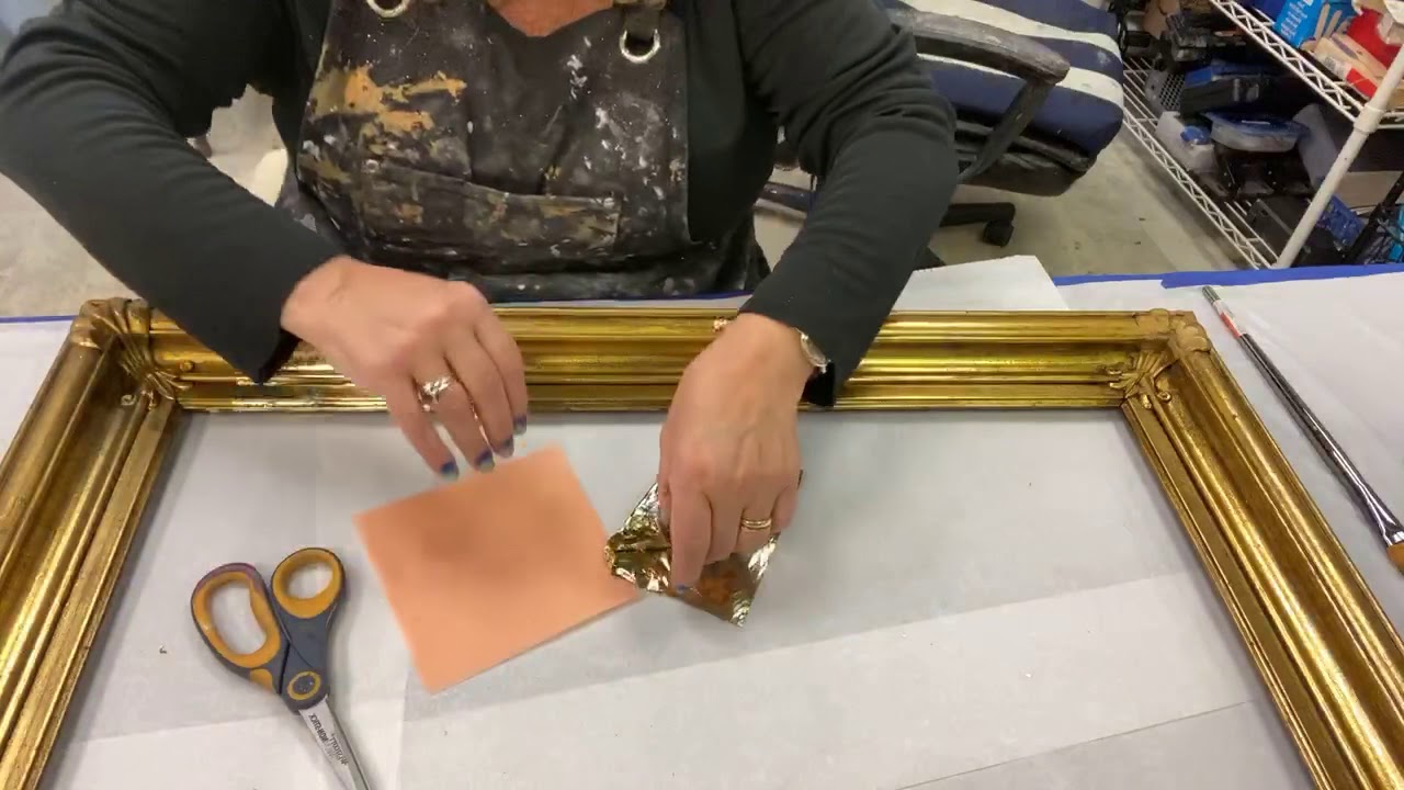 Gilding With Variegated Gold Leaf