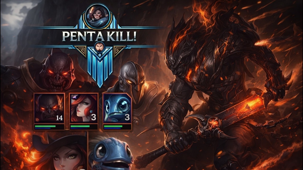 #3 PENTAKILL INSANO DE YASUO vs TIME FULL FED 😱5 INIMIGOS FEDADOS vs 1 YASUO… OLHA O QUE ACONTECEU