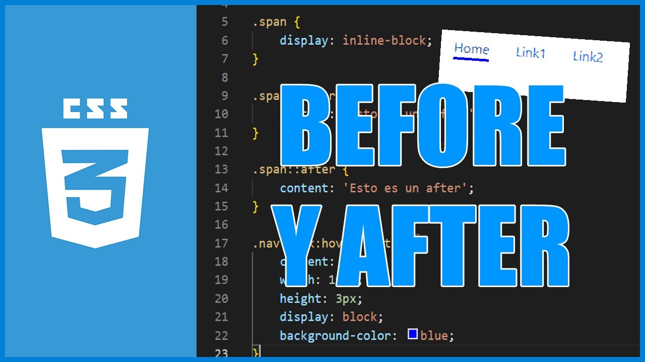 BEFORE y AFTER en CSS explicación completa | Pseudo-elementos en CSS
