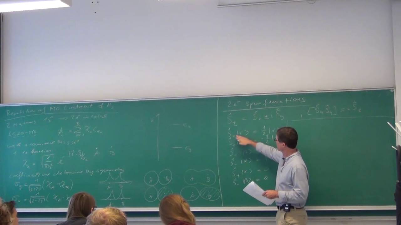 CompChem: Correlation: 4. One Electron Spin Operators