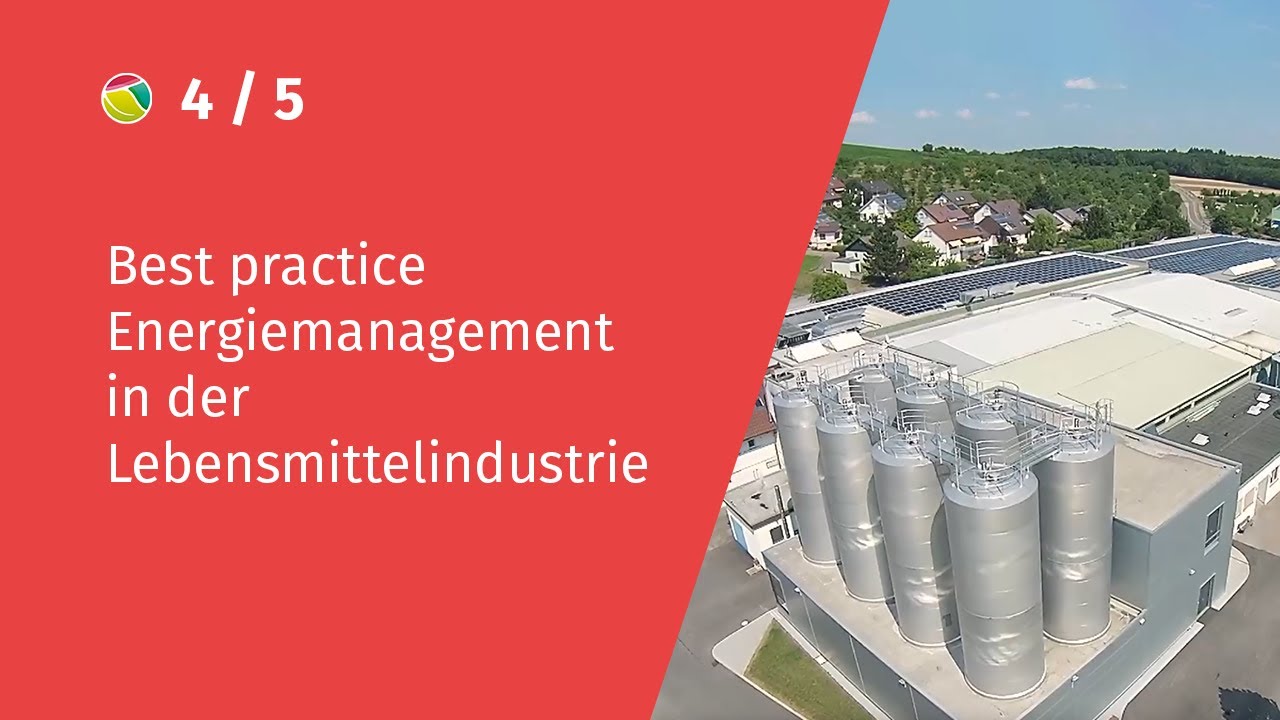 Best practice Energiemanagement in der Lebensmittelindustrie