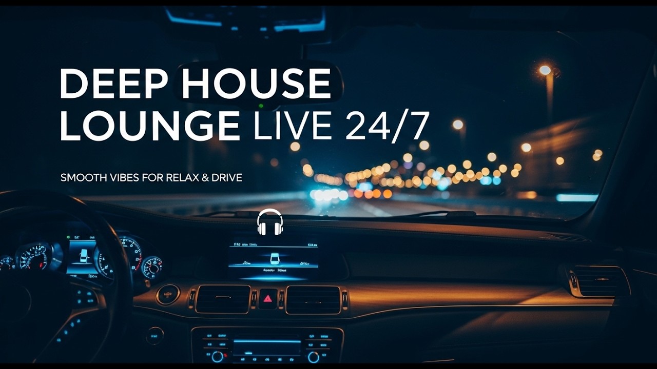 🎧 Deep House Lounge Live 24/7 | Smooth Vibes for Relax & Drive - DeepWave ID