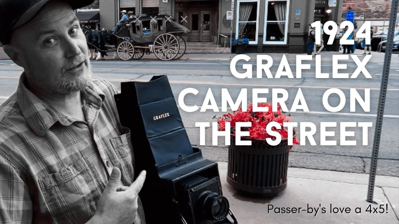 A 1924 Graflex 4x5 Camera on the Street