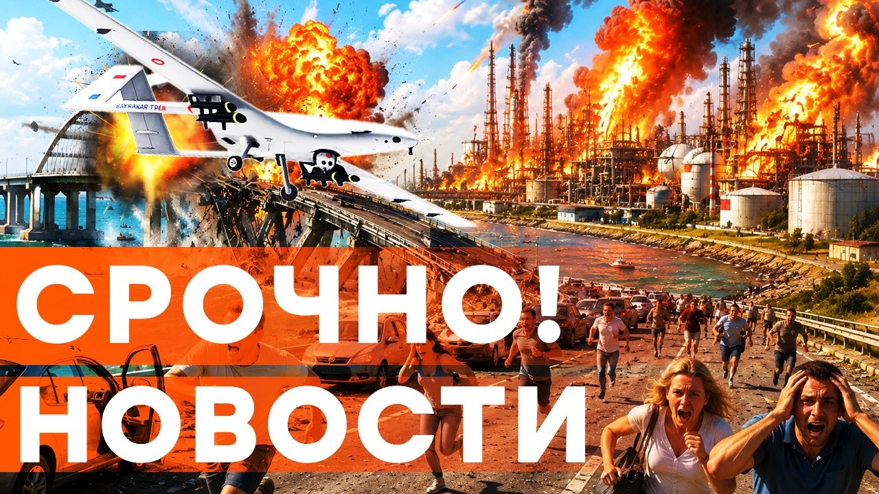 ПОРТ В МАРИУПОЛЕ ПОЛЫХАЕТ! 💥 &laquo;АЗОВ&raquo; УСТРОИЛ АД для РОССИЯН! МОСТ в КРЫМУ ПОДОРВАН | Итоги 10.06.2026
