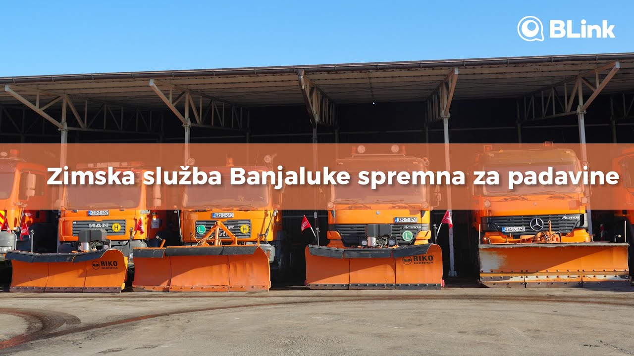 Zimska služba Banjaluke spremna za padavine | Blink