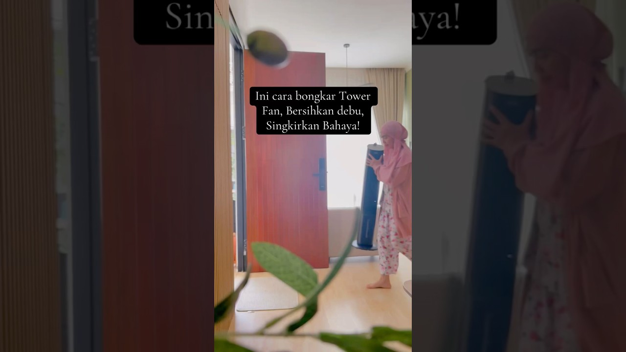 Bersihkan #towerfan. #review #reviewproduk #kipasangin #racunshopee #peralatanrumahtangga #vlogrumah