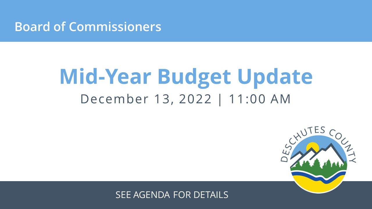 12/13/2022 - Mid Year Budget Update