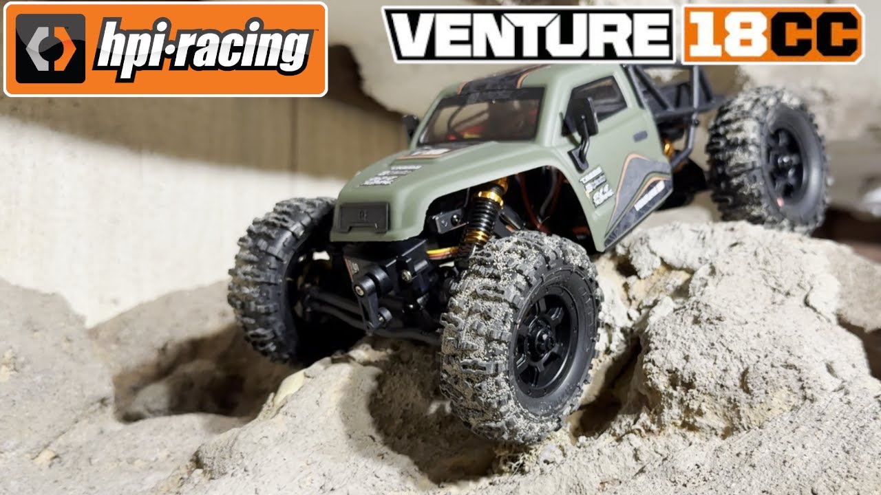 HPI VENTURE 18 CC COMPETITION CRAWLER 1/18 SCLE RTR 4X4: ЗАПУСК И ОБЗОР