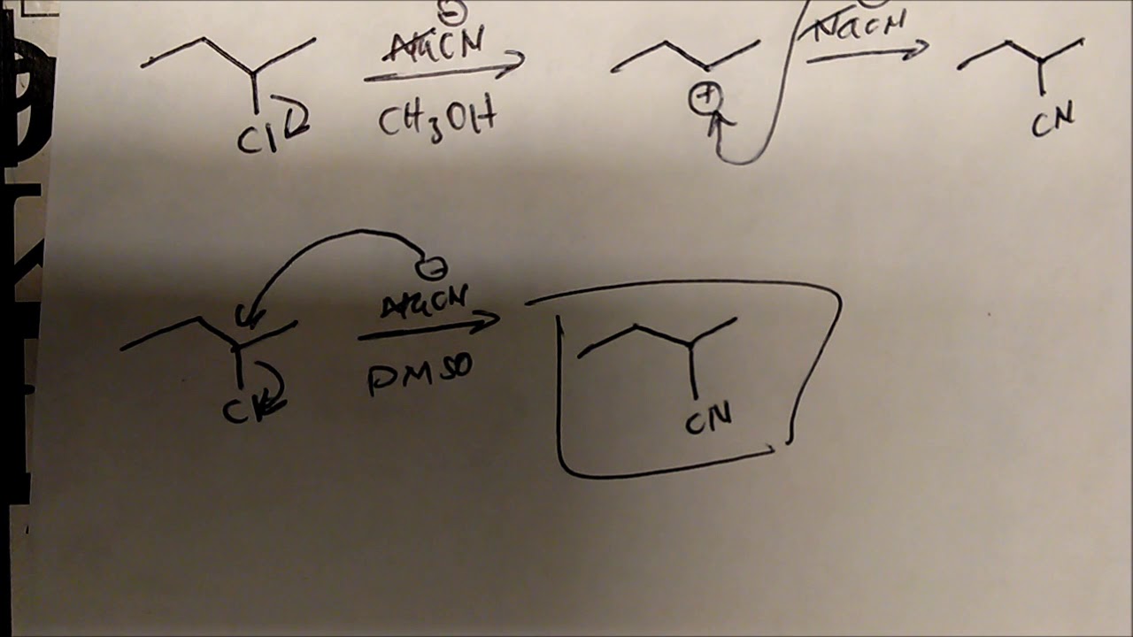 Sn1, Sn2, E1, E2 Reaction PRACTICE