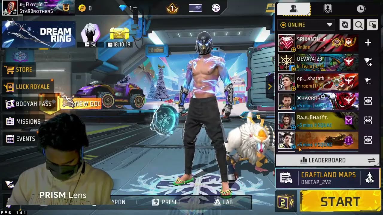 STARBOY GAMING FF IS LIVE NOW