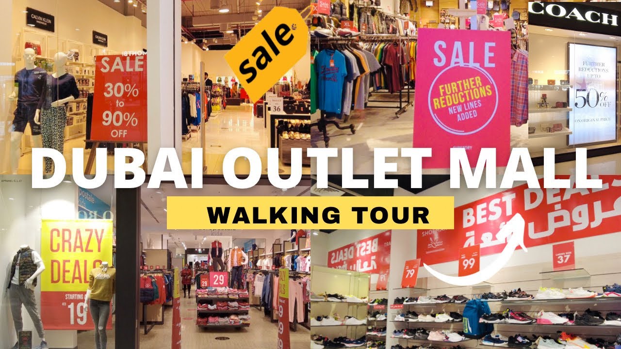 Dubai Outlet Mall! GREAT Deals!! Best BARGAIN Shopping Mall | 4K (Walking Tour)