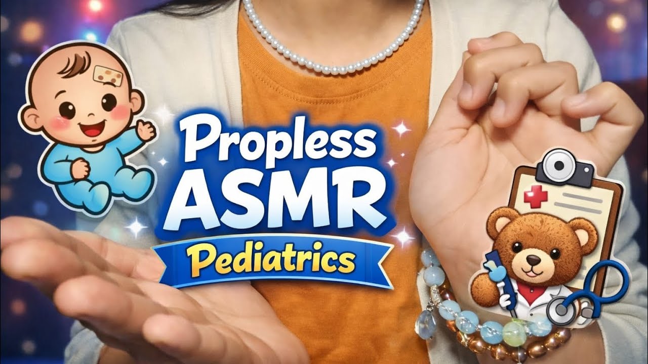 Propless Pediatrician ASMR 🩺🩹💉🙋(vaccine, suturing injury etc) #asmr #proplessasmr 