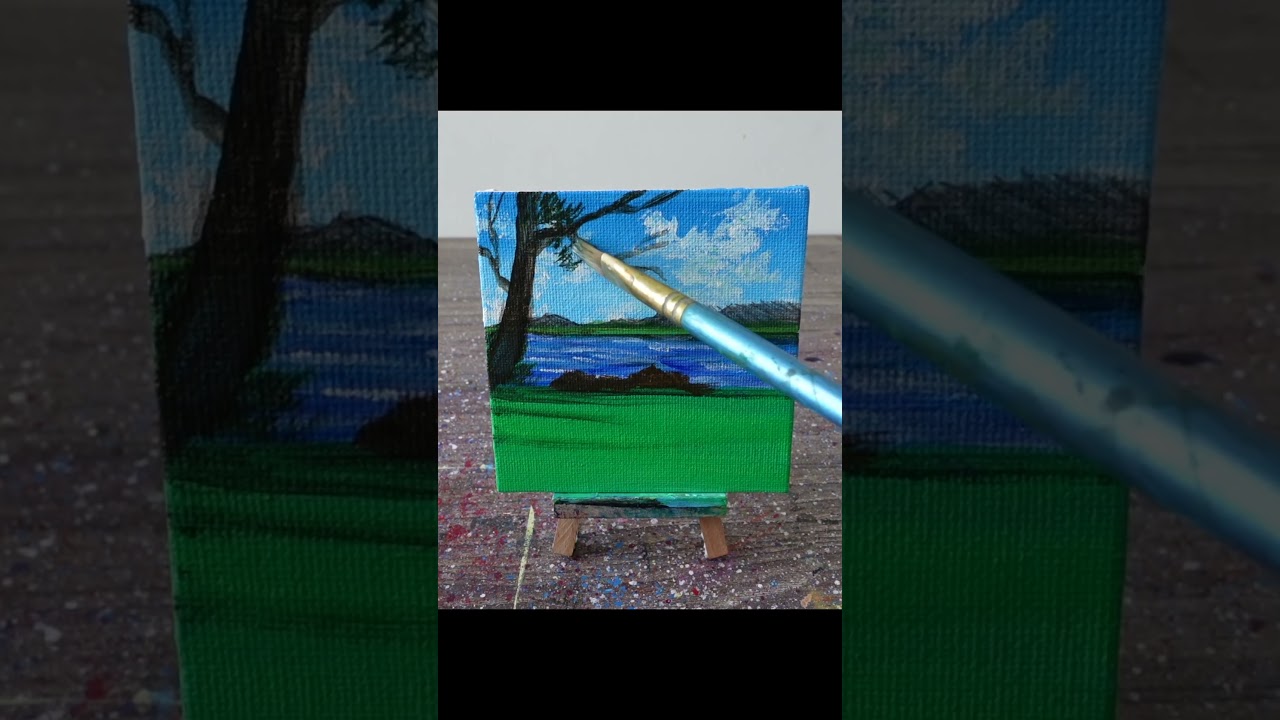 Easy Acrylic Painting / Acrylic painting for Beginners 