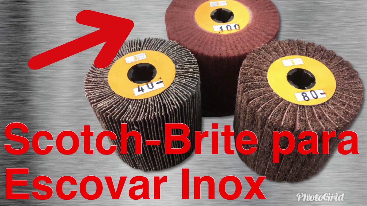 Scotch-Brite para Escovar Inox