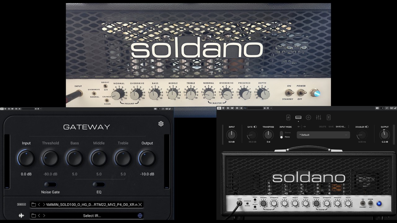 REAL Soldano SLO 100 vs Neural DSP Soldano SLO-100 X VS Neural Amp Modeler (GATEWAY)