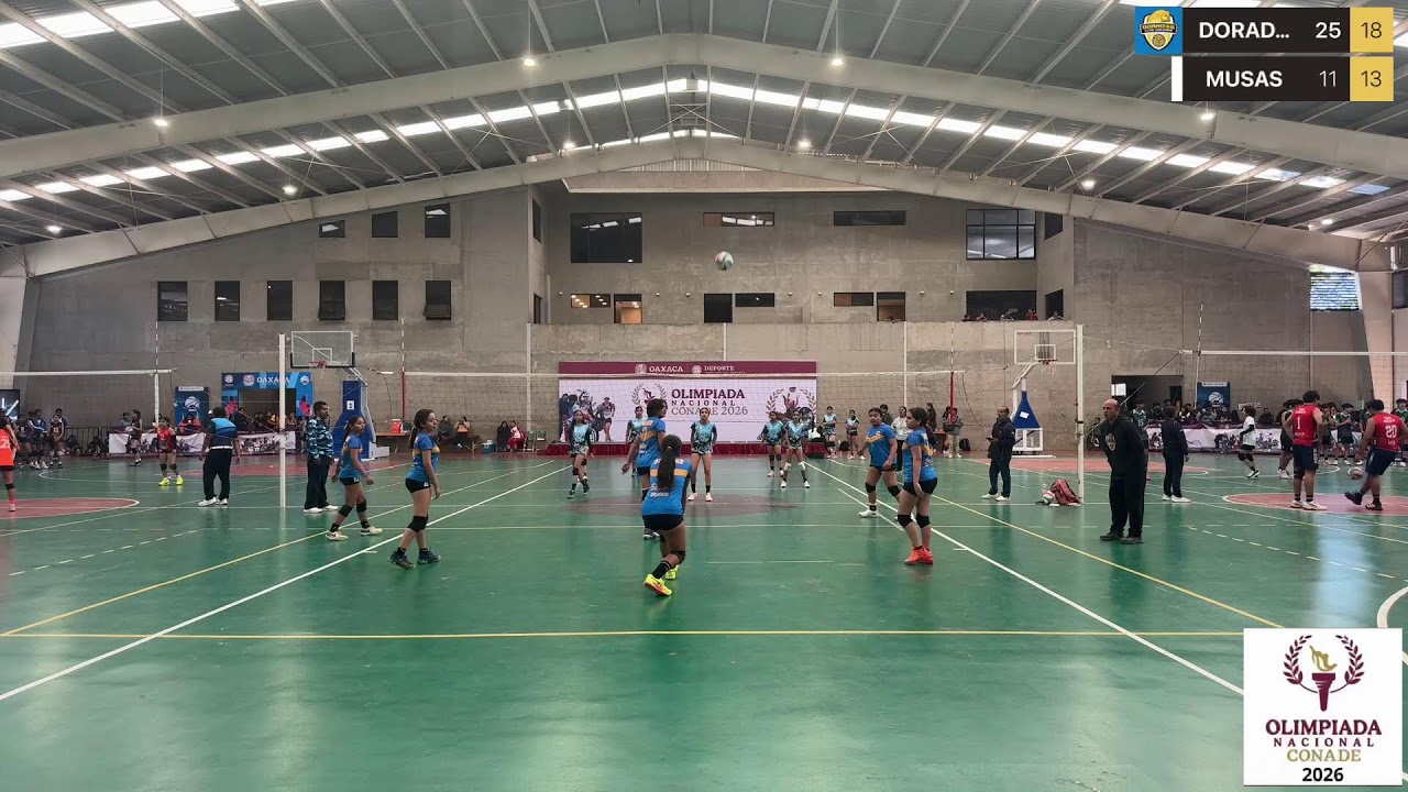 CONADE ESTATAL VOLEIBOL FEM CAT 12-13 DORADAS VS  MUSAS - GRUPOS
DORADAS VS MUSAS