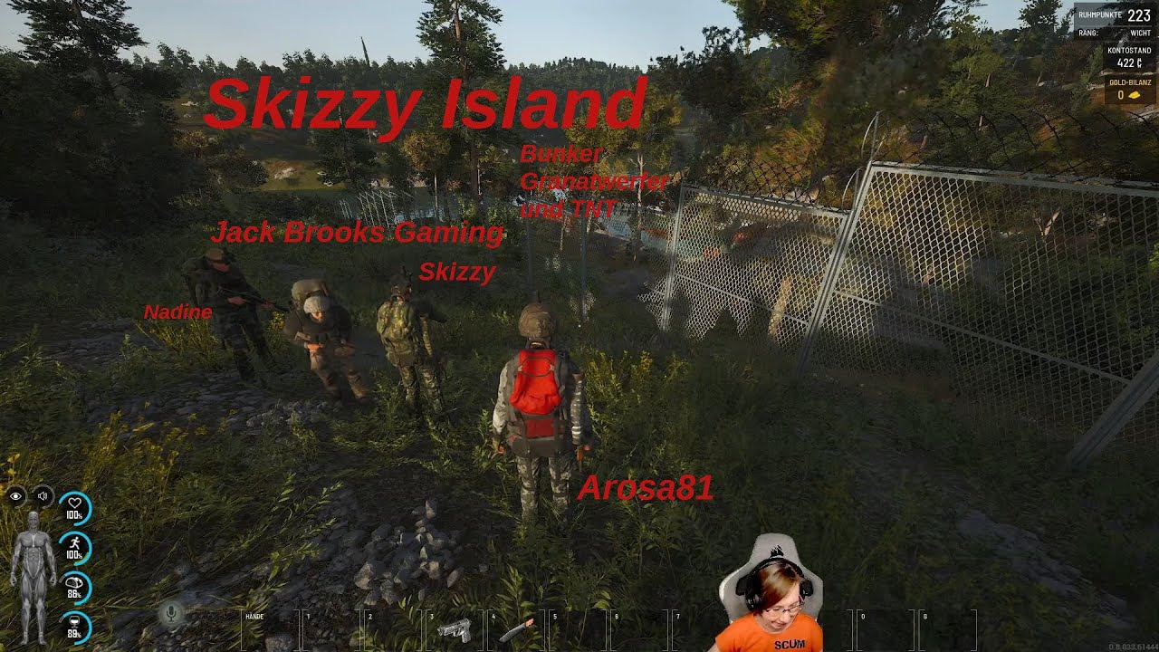 Scum Deutsch PVP -Zu Gast auf Skizzy Island -Jack Brooks Gaming und das TNT