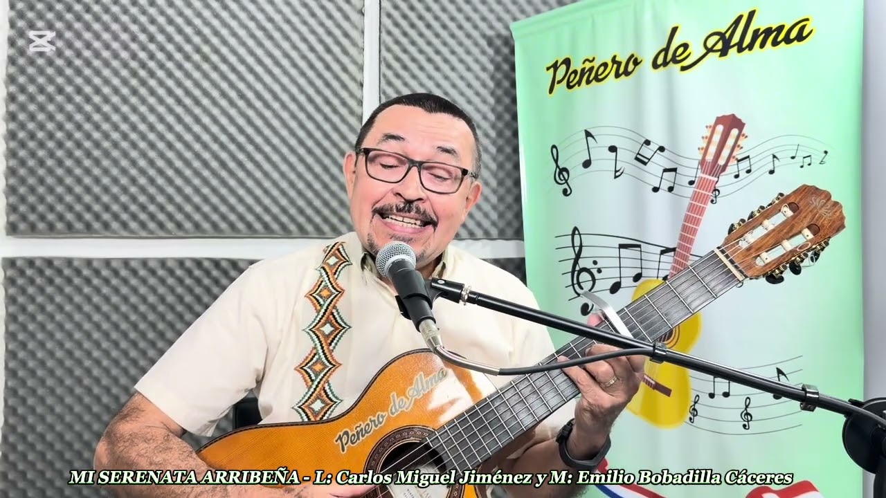MI SERENATA ARRIBEÑA, polca, letra de Carlos Miguel Jiménez y música de Emilio Bobadilla Cáceres 