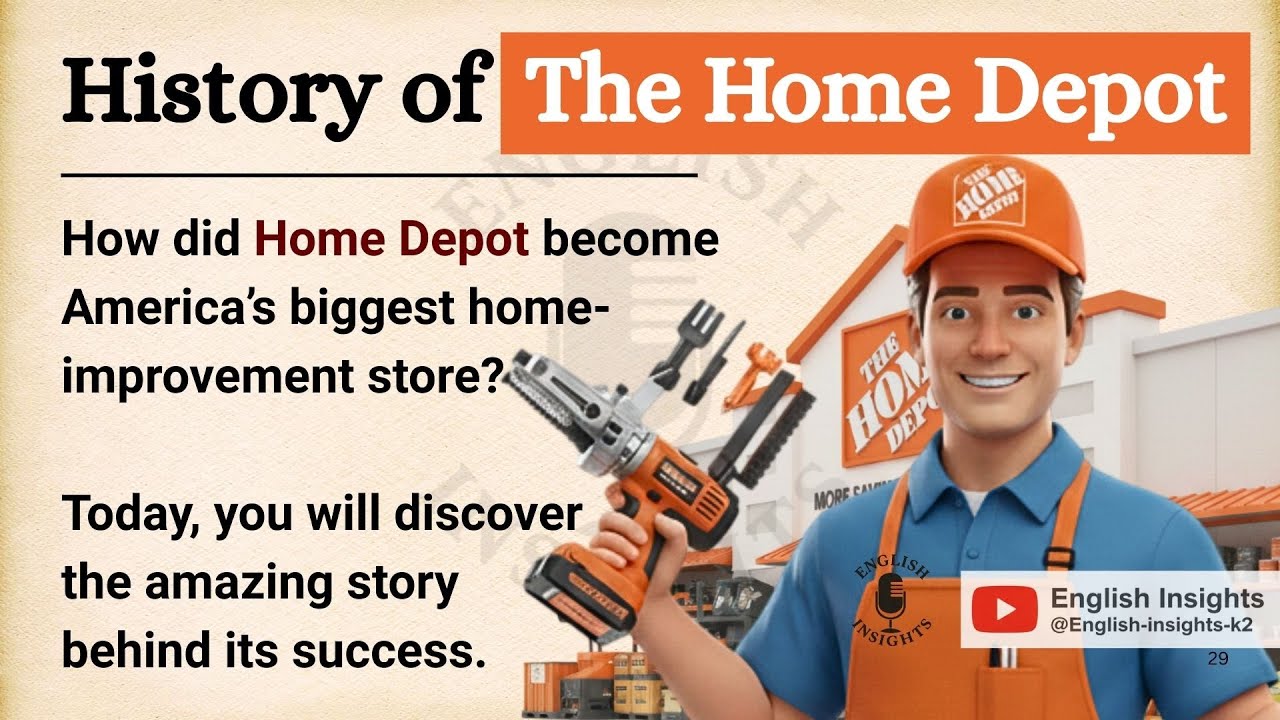 DIY || How The Home Depot Became the World’s Largest Retailer || Learn English Through Story Level 4