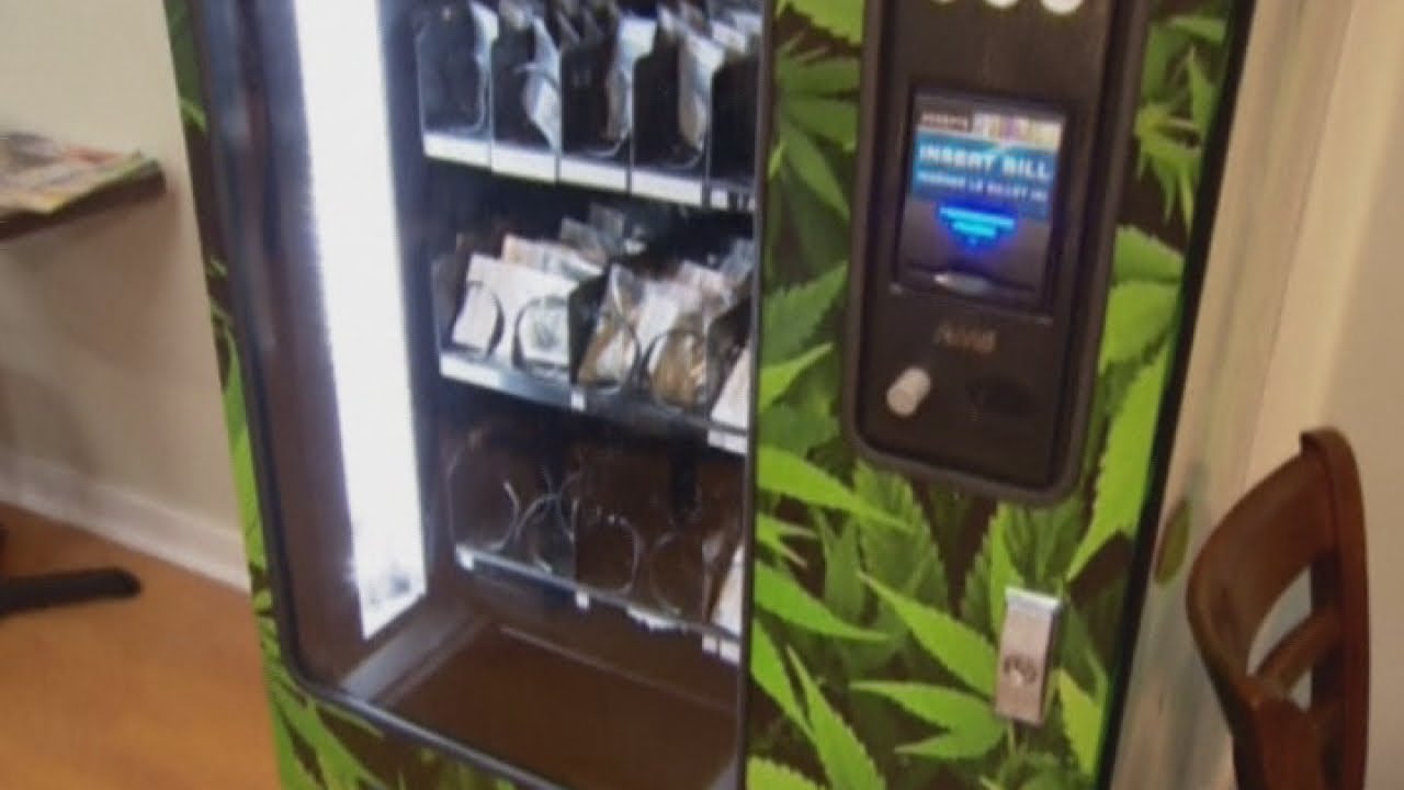 Weed vending machine: Canada's first marijuana vending machine starts up