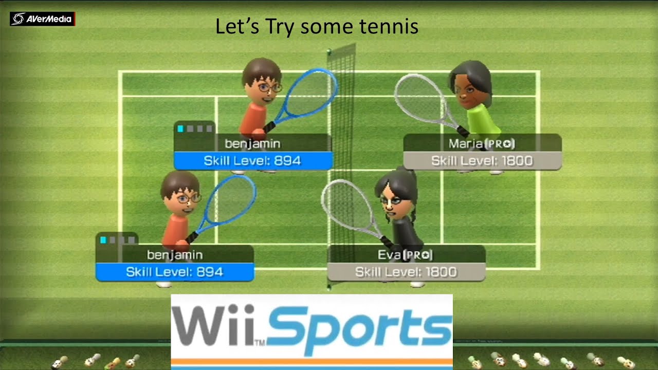wii sports tennis best of 5 LOSE