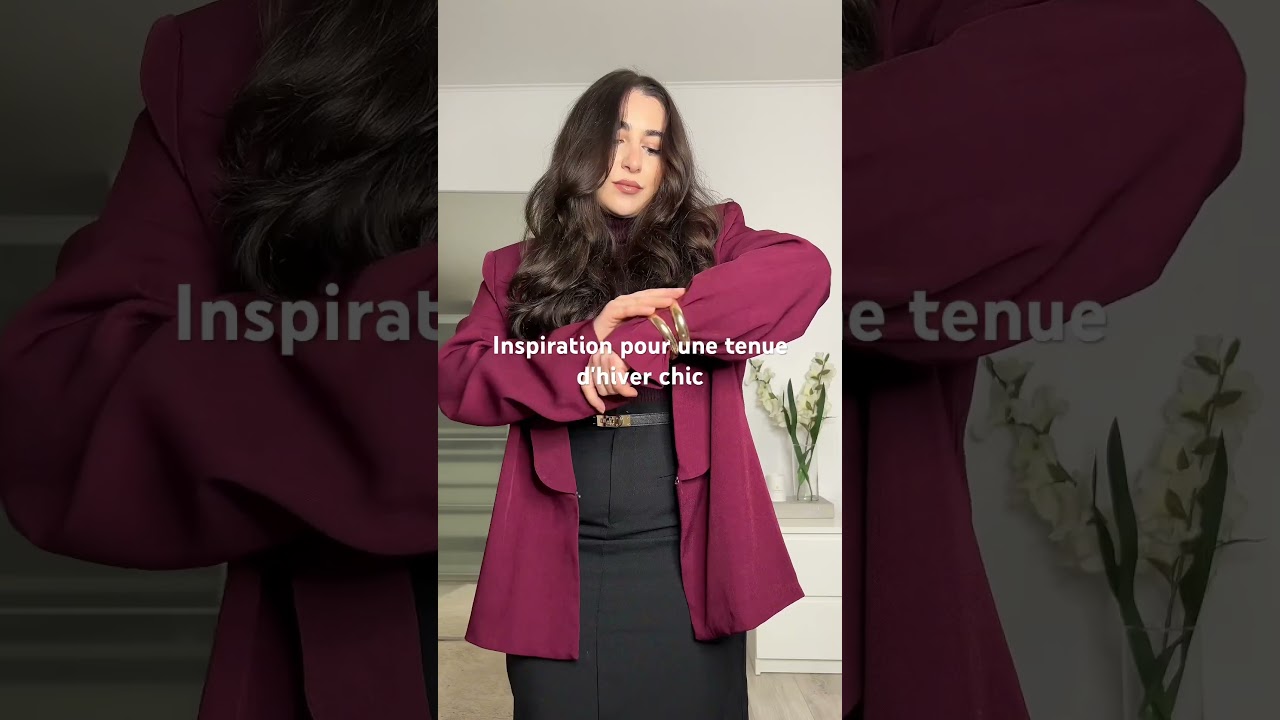 Inspiration pour une tenue d'hiver chic #outfitideas #inspiration #tenues