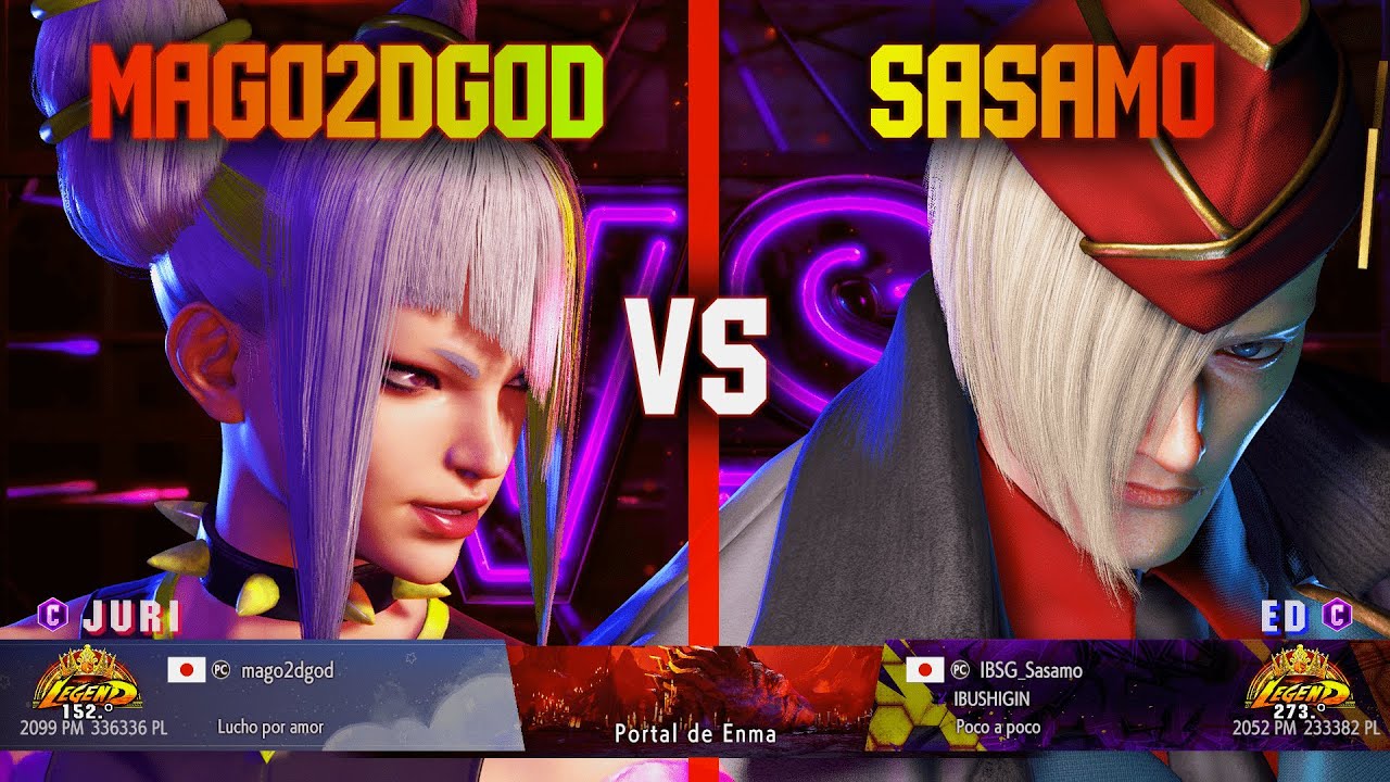 SF6 ▰ Mago2dgod (Juri) VS Sasamo (Ed) | High Level Gameplay | Street Fighter 6 High Level