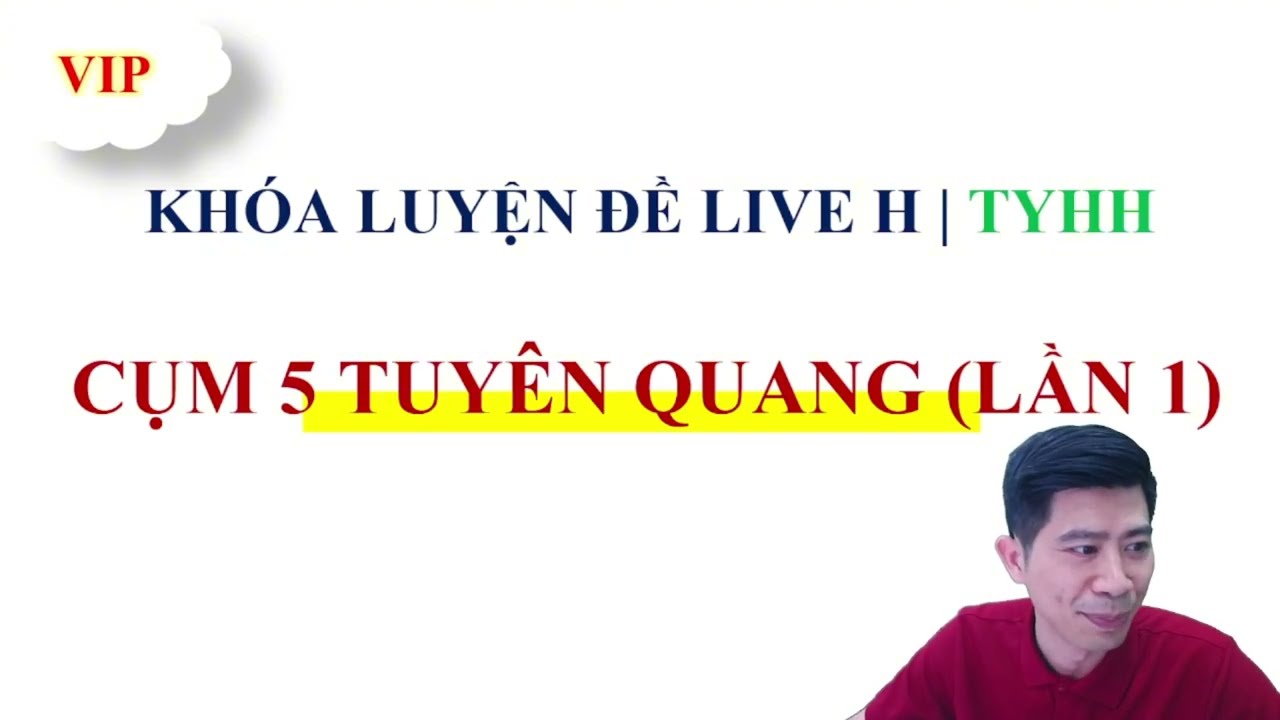 ĐỀ THI THỬ CỤM CHUYÊN MÔN 5 - TUYÊN QUANG (mới thi)