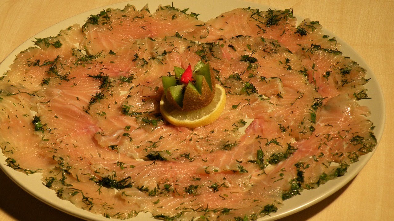 Carpaccio z łososia [video-kuchnia.pl]