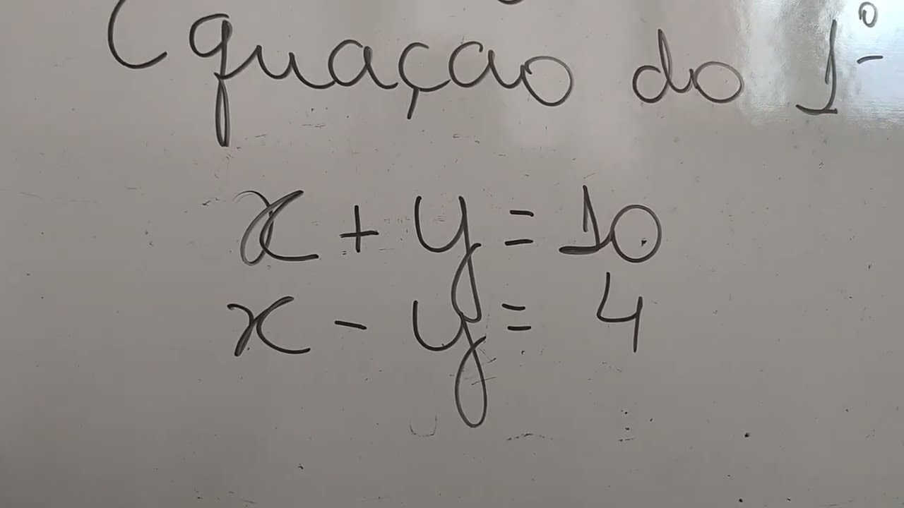 Equação do primeiro grau