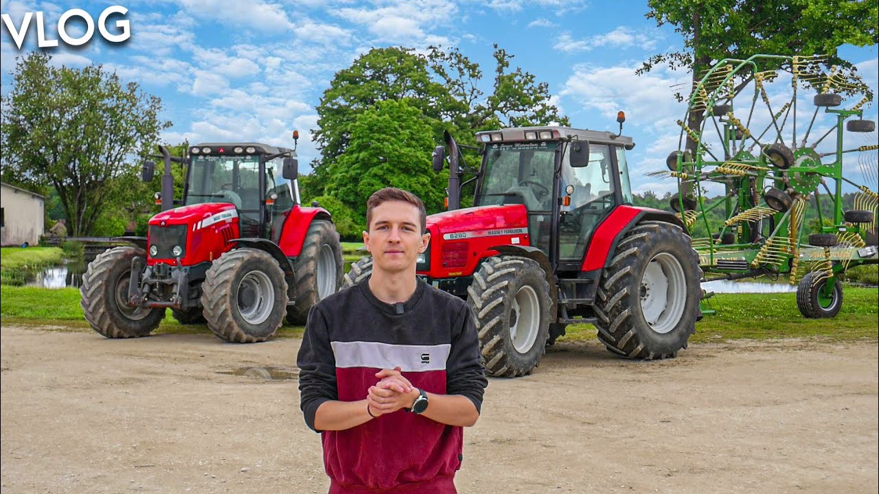 JE FAUCHE POUR LA PREMIERE FOIS DANS UNE FERME EN DORDOGNE !