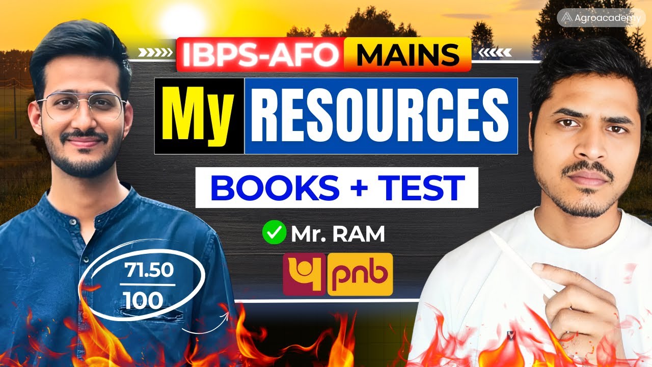 IBPS-AFO(Mains) 2026 | How to Cover All Agriculture Subjects by Mr. RAM AFO at PNB