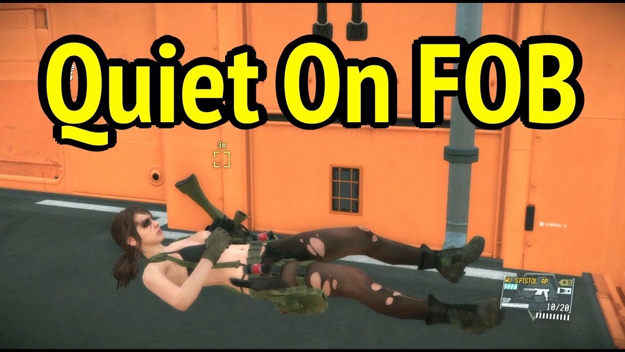 Play as Quiet on FOB in MGSV: Phantom Pain (Metal Gear Solid 5)