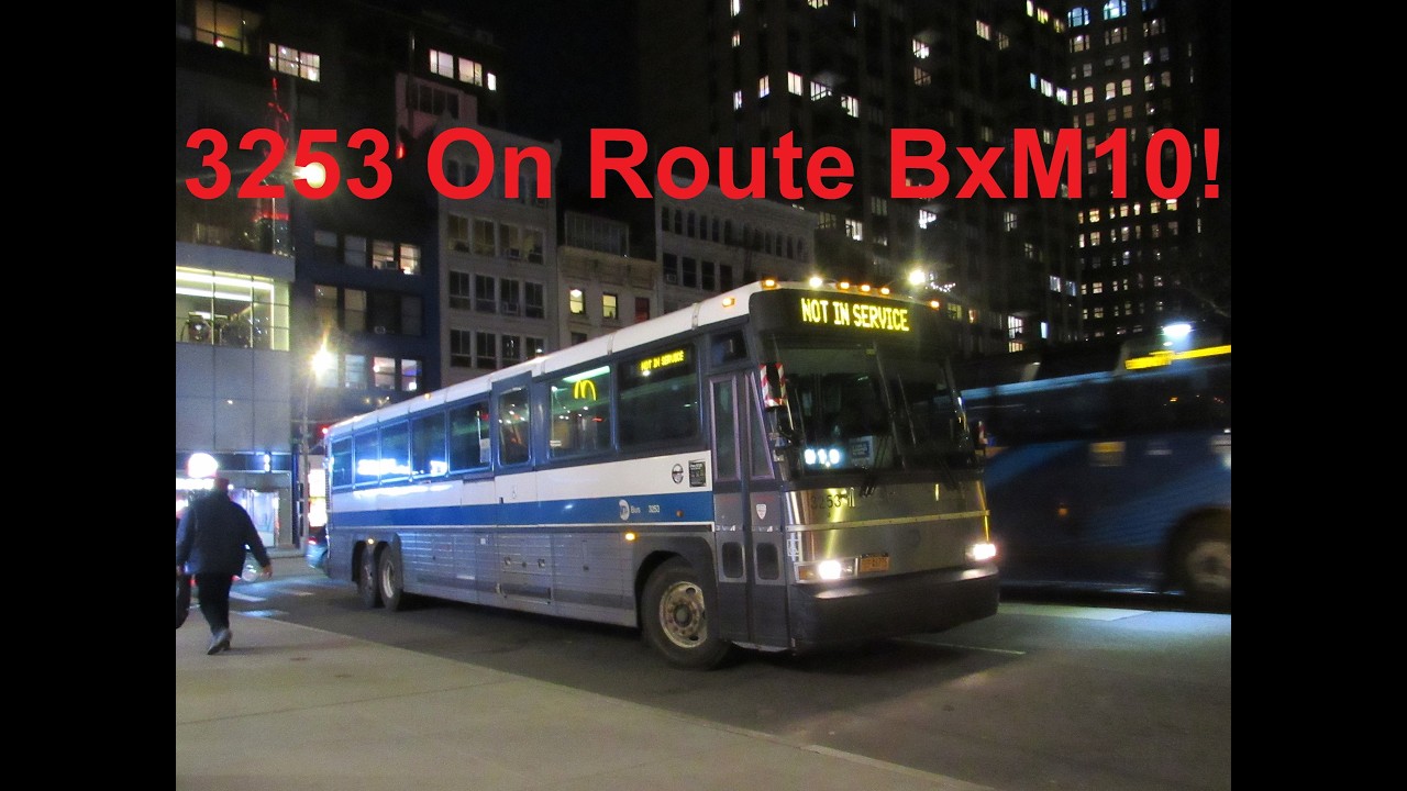 NeoplanDude | MTA Bus Company 2006 MCI D4500CL #3253 On Route BxM10, To Woodlawn!