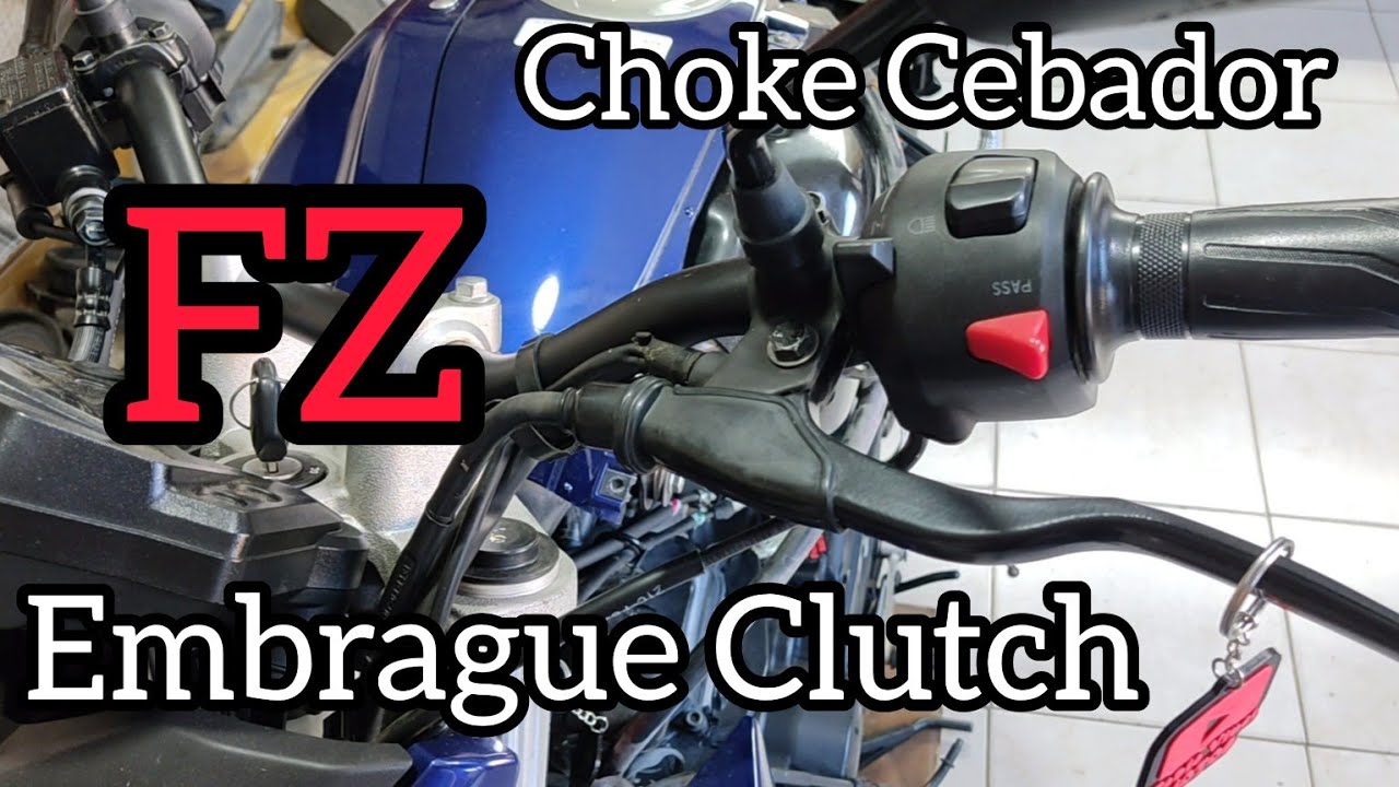 Cambio reemplazo cables / guayas de embrague / clutch y cebador / choke Yamaha FZ 16