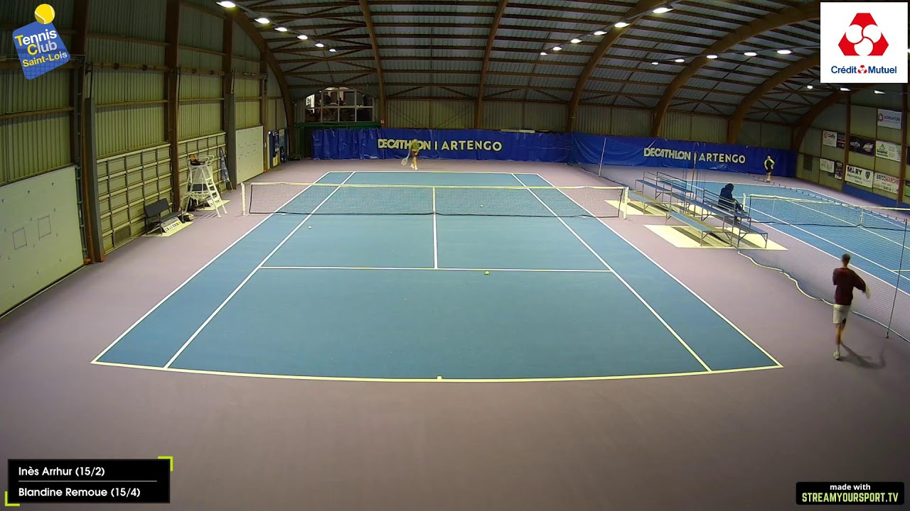 Court 1 : Inès Arrhur (15/2) 🆚 Blandine Remoue (15/4)