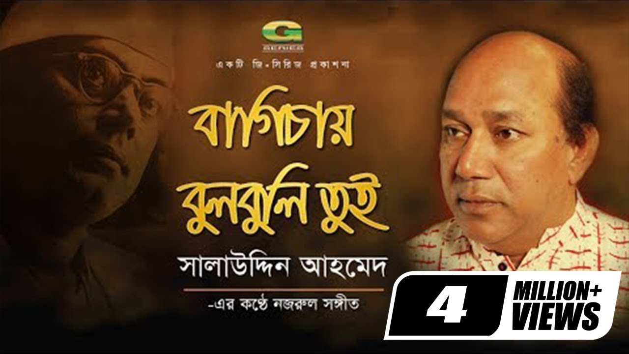 Bagichay Bulbuli Tui | বাগিচায় বুলবুলি তুই | Salauddin Ahmed | Chittogeet | Official Lyrical Video