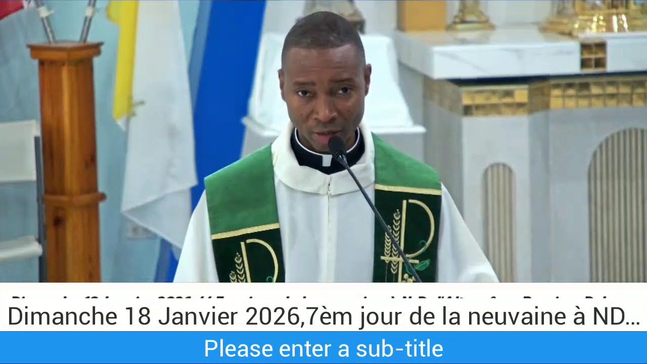 Dimanche 18 Janvier 2026,7èm Jour de la neuvaine á ND d'Altagrace