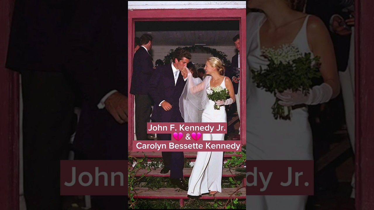 John F. Kennedy Jr. and Carolyn Bessette Kennedy #celebritiescouples #celebrity #shotrs