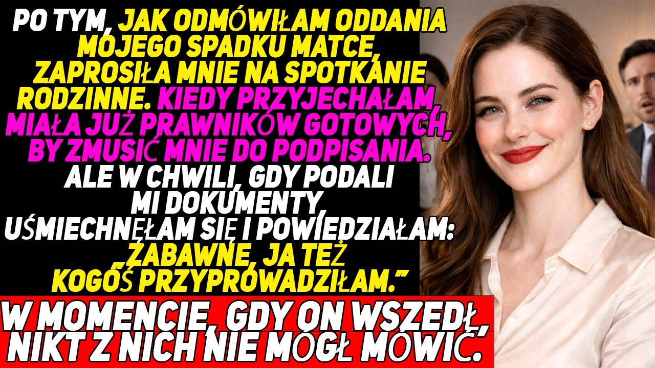 Gdy odmówiłem oddania rodzicom mojego spadku, wezwali mnie na spotkanie rodzinne—przyszedłem z...