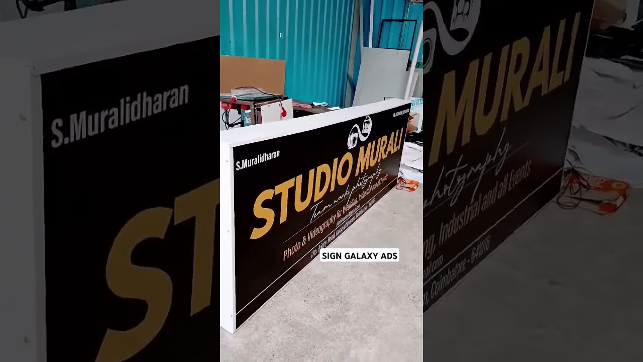 Quality UV BACKLIGHT led sign board 