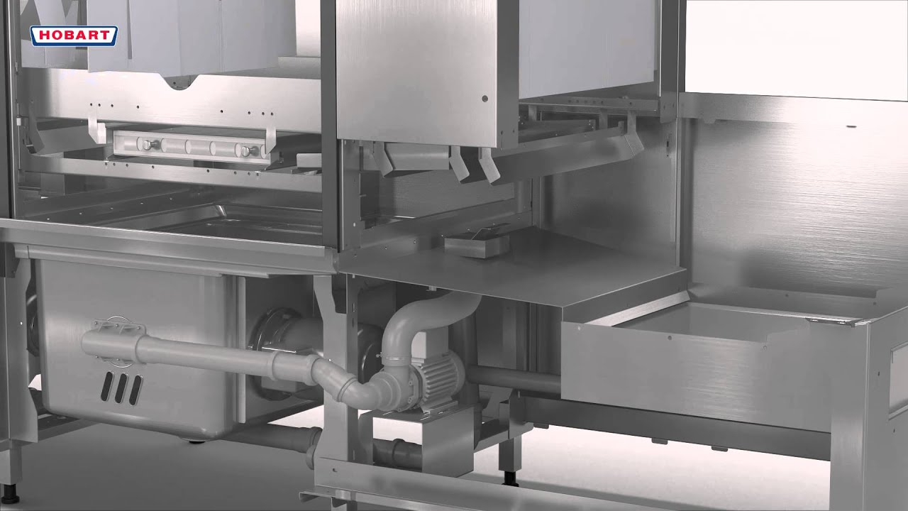 PERMANENT-CLEAN Automatic Soil Removal - Flight-type dishwasher FTPi
