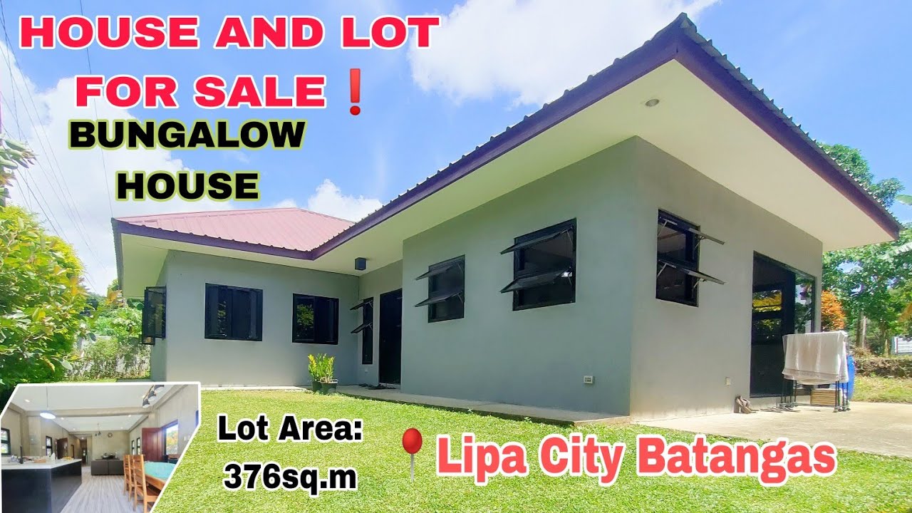 BUNGALOW HOUSE AND LOT FOR SALE❗3BEDROOMS| LOCATED LIPA CITY BATANGAS.